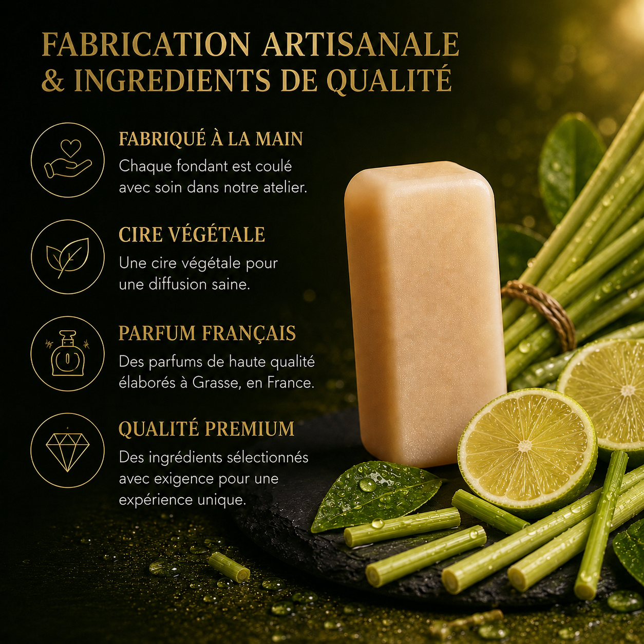 Fondant parfumé Citronnelle Bakonette Bakougie — vue complémentaire 4