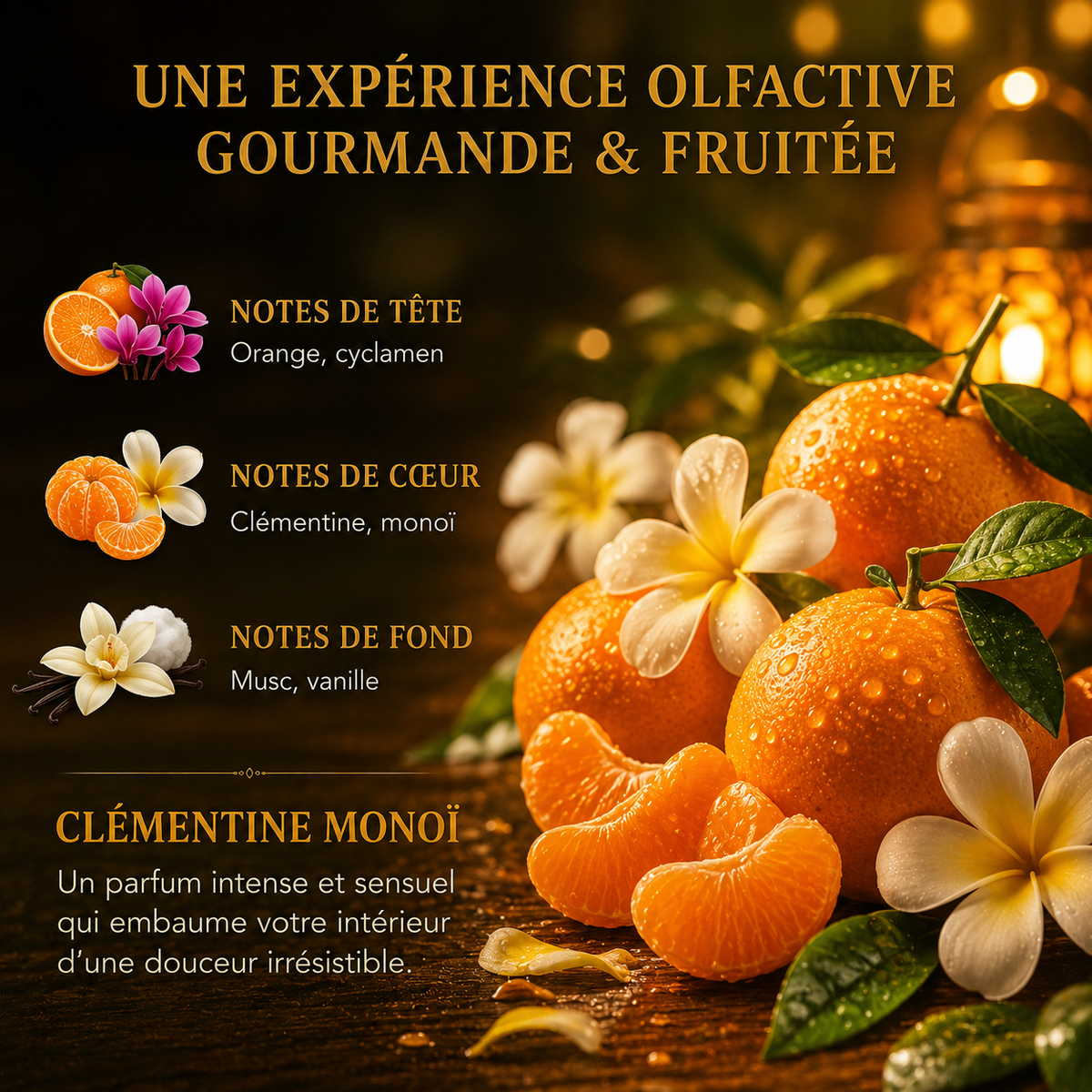 Fondant parfumé Clémentine monoï Bakonette Bakougie — vue complémentaire 5