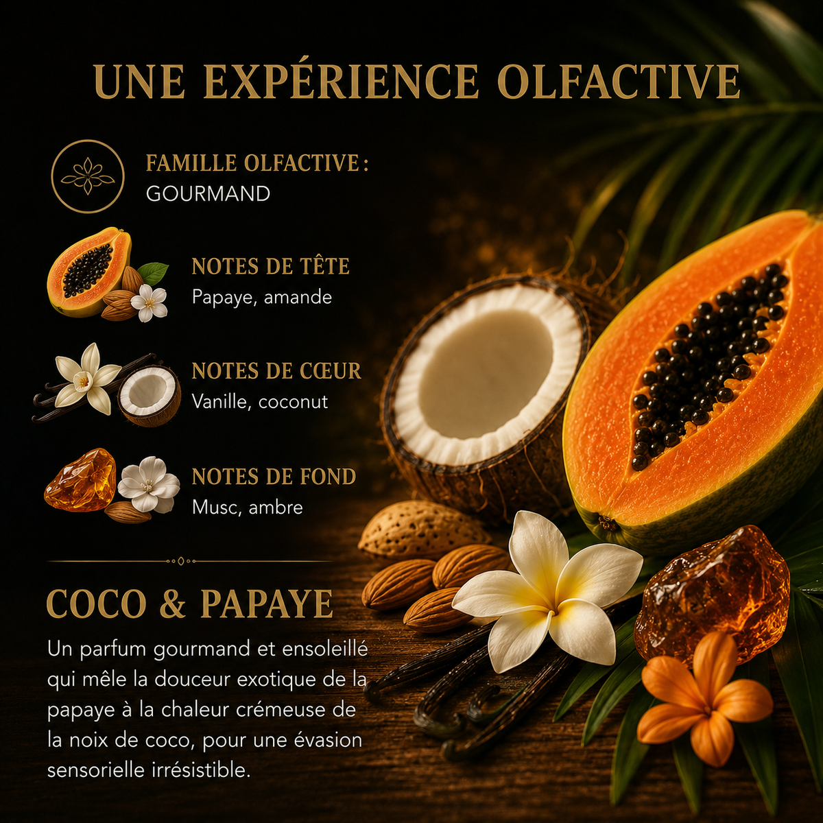 Fondant parfumé Coco et Papaye Bakonette Bakougie — vue complémentaire 5