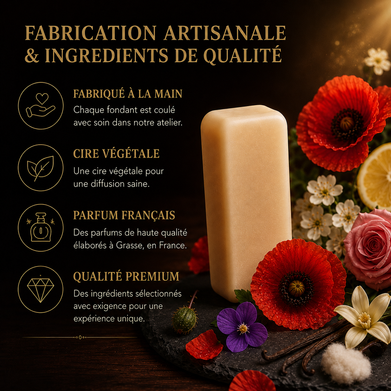 Fondant parfumé Coquelicot Bakonette Bakougie — vue complémentaire 4
