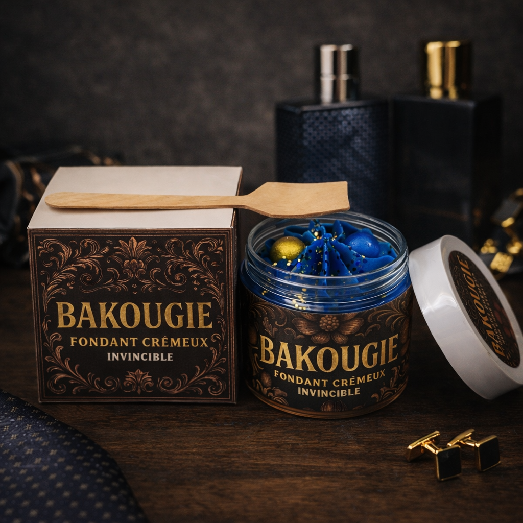 Fondant parfumé crémeux Invincible luxe masculin Bakougie — vue complémentaire 2