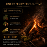Fondant parfumé Feu de bois Bakonette Bakougie — ambiance boisée