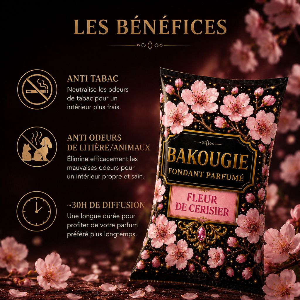 Fondant parfumé Fleur de cerisier Bakonette Bakougie — vue complémentaire 2