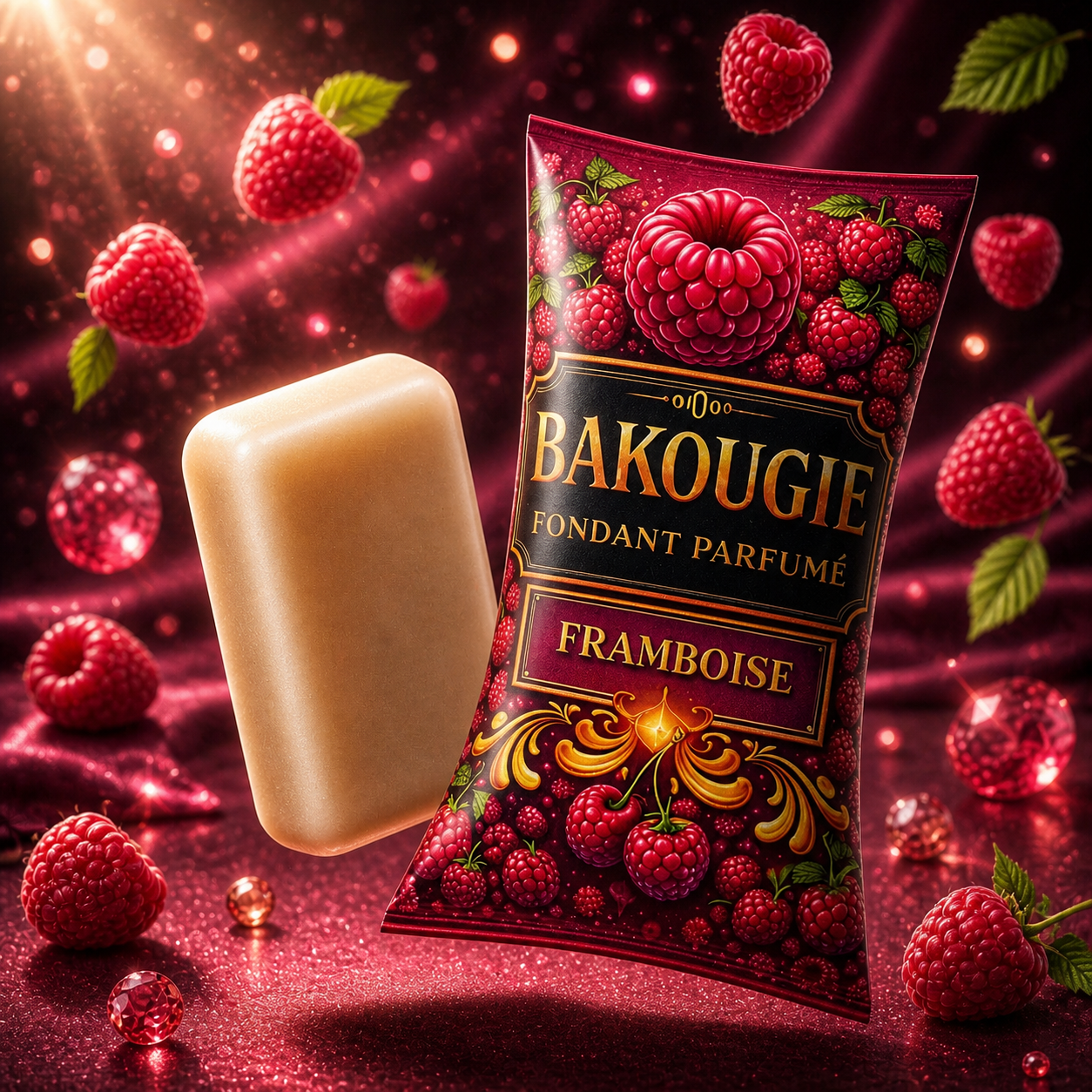 Fondant parfumé Framboise Bakonette Bakougie