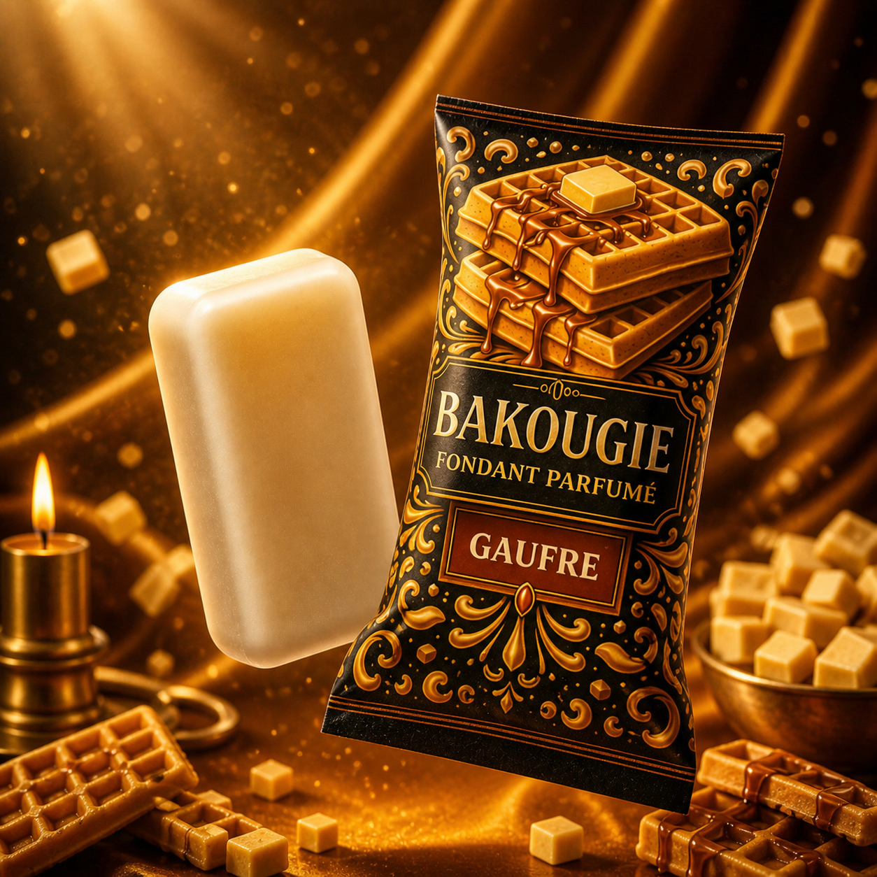 Fondant parfumé Gaufre Bakonette Bakougie