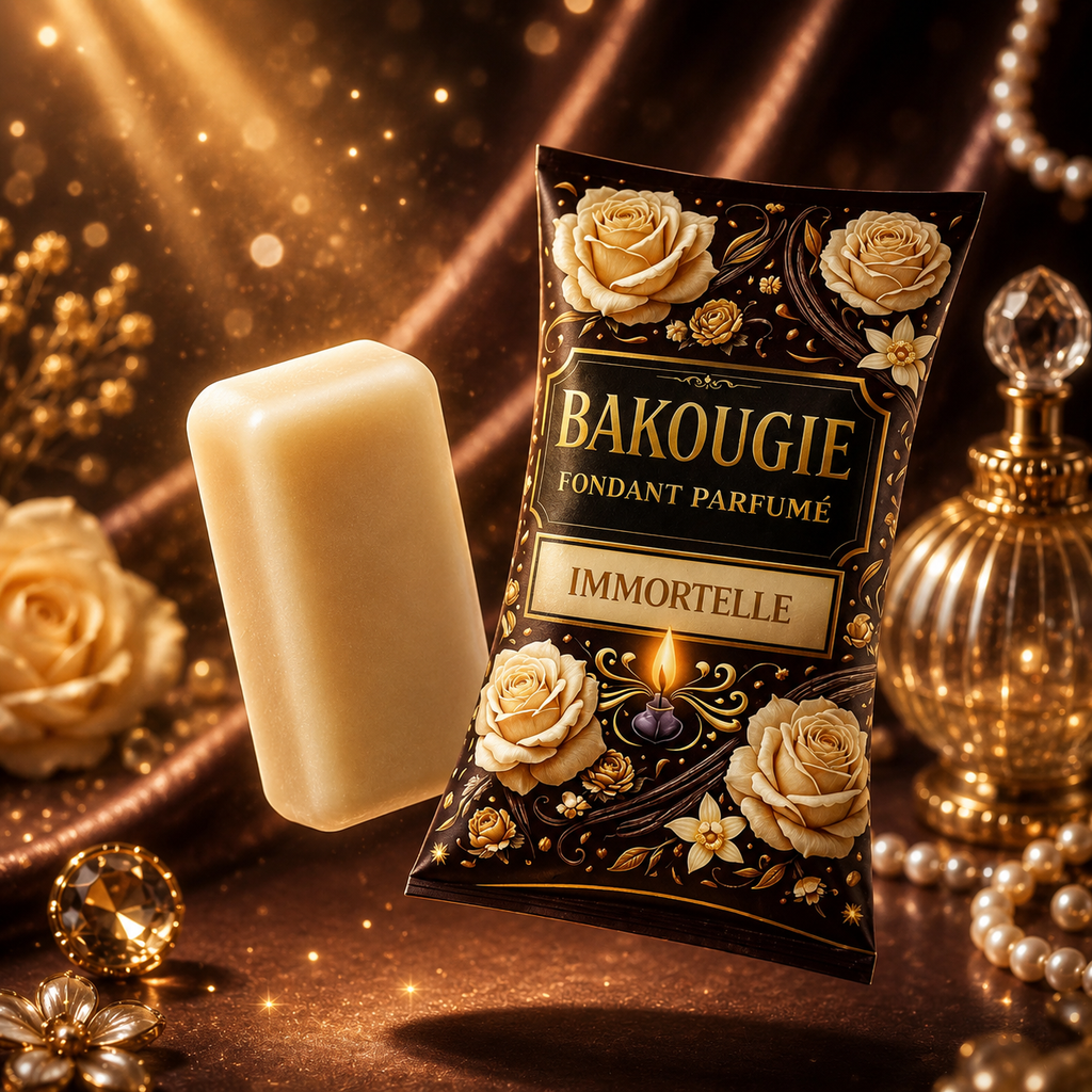 Fondant parfumé Immortelle Bakonette de luxe Bakougie