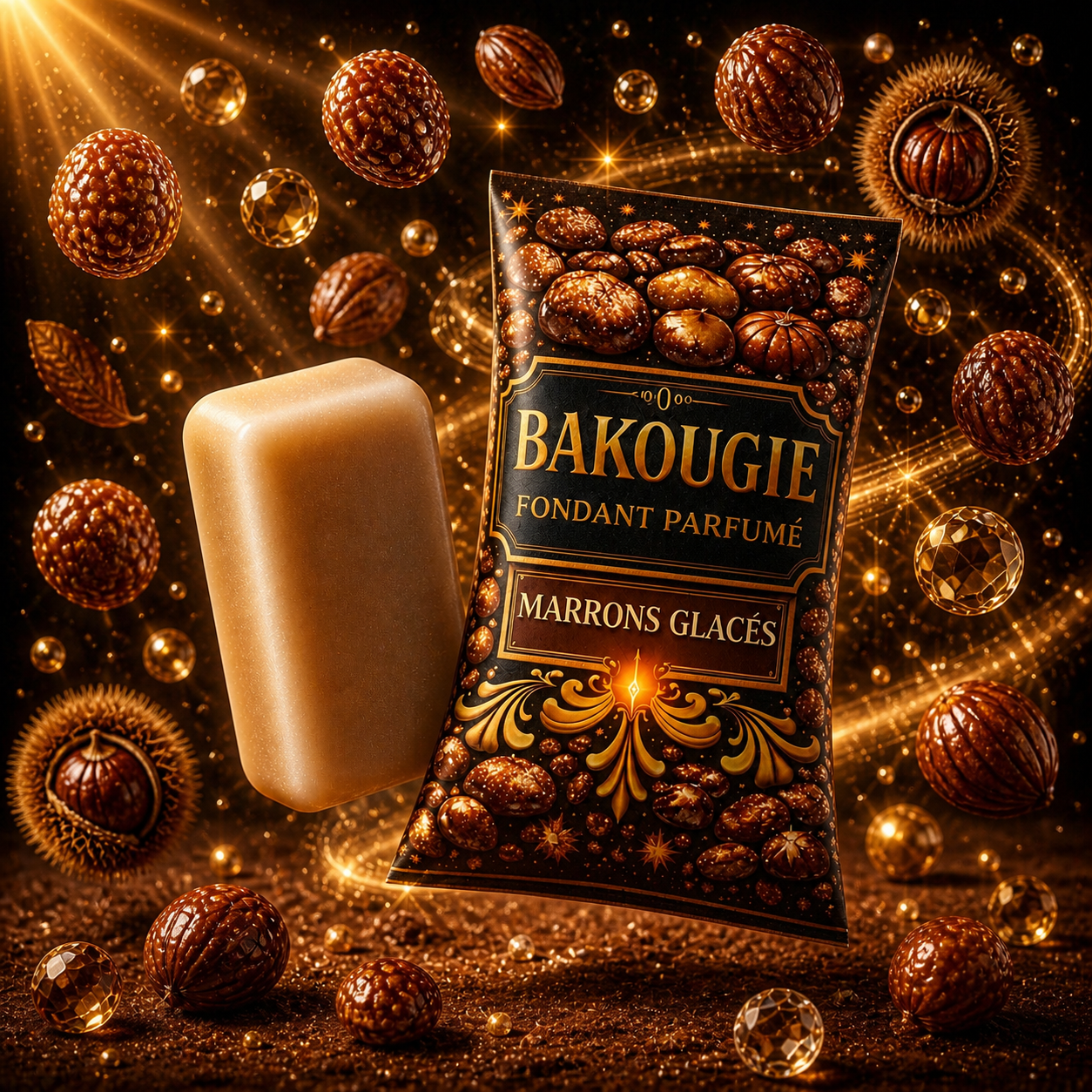 Fondant parfumé Marrons glacés Bakonette Bakougie