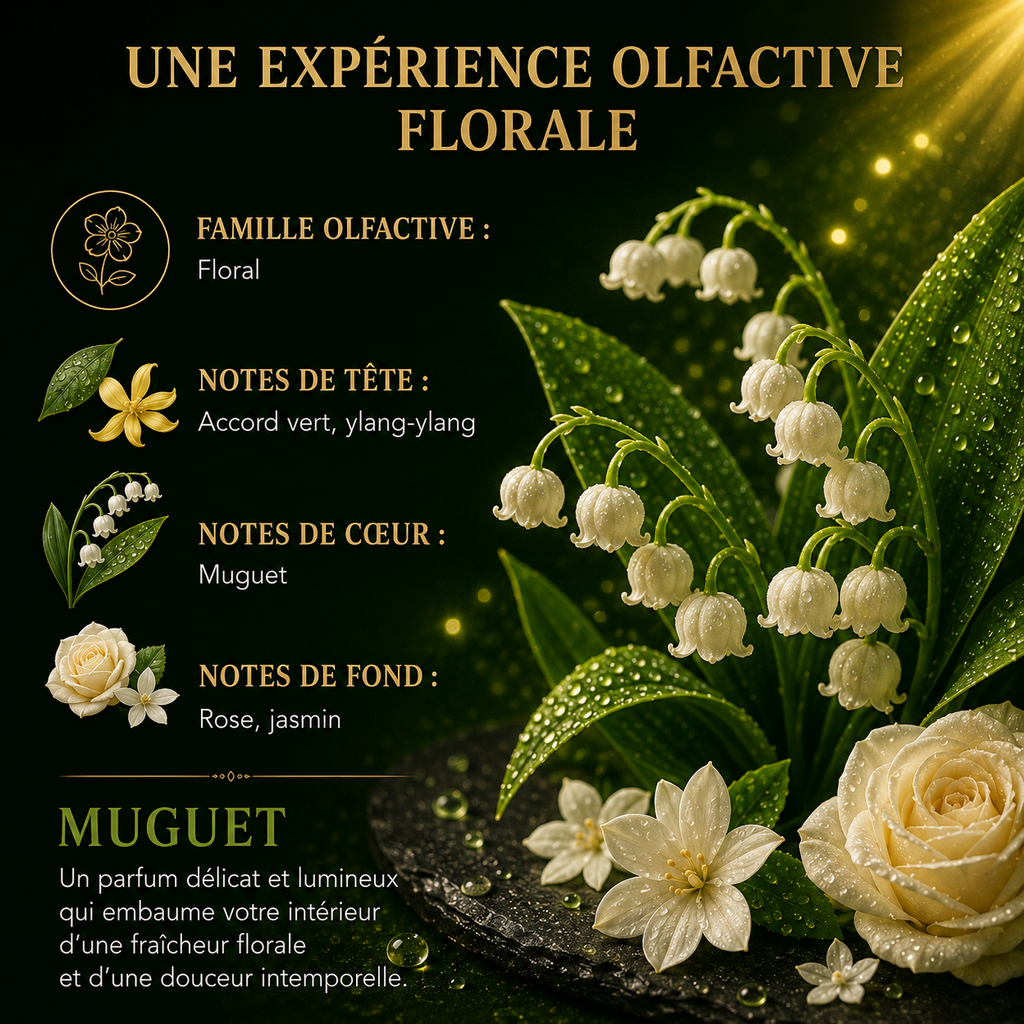 Fondant parfumé Muguet Bakonette Bakougie — ambiance printanière