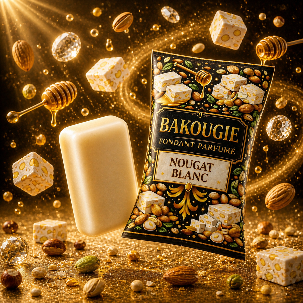 Fondant parfumé Nougat blanc Bakonette Bakougie