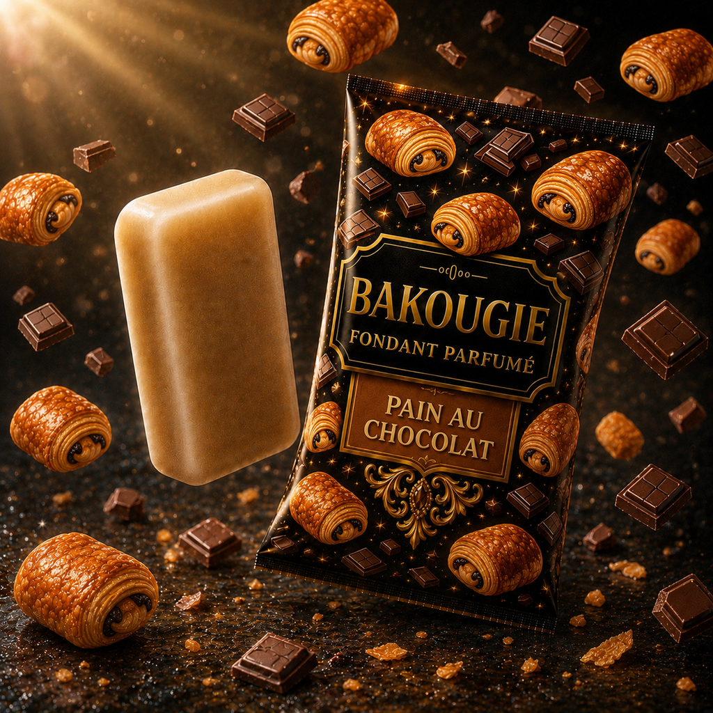 Fondant parfumé Pain au chocolat Bakonette Bakougie