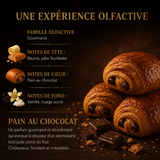 Fondant parfumé Pain au chocolat Bakonette Bakougie — notes de beurre, vanille et chocolat