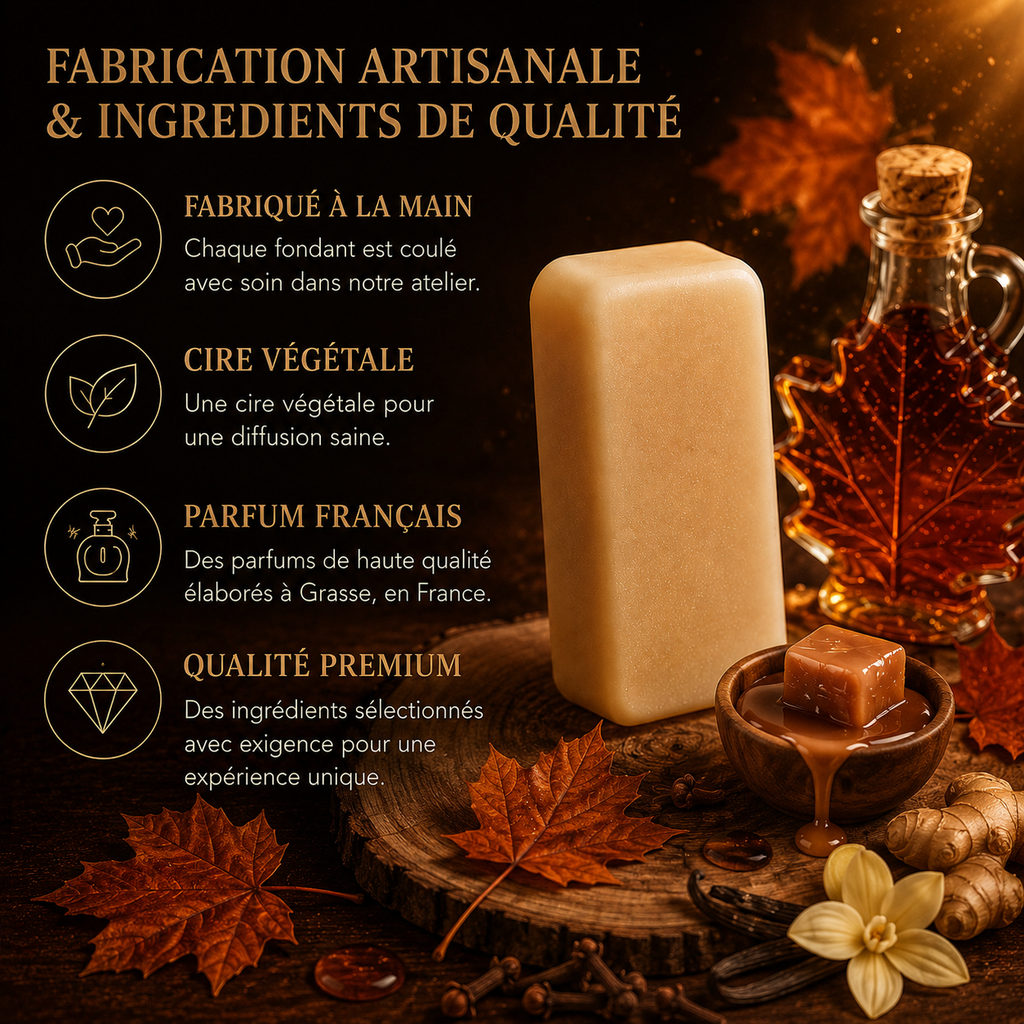 Fondant parfumé Sirop d’érable Bakonette Bakougie — fabrication artisanale française