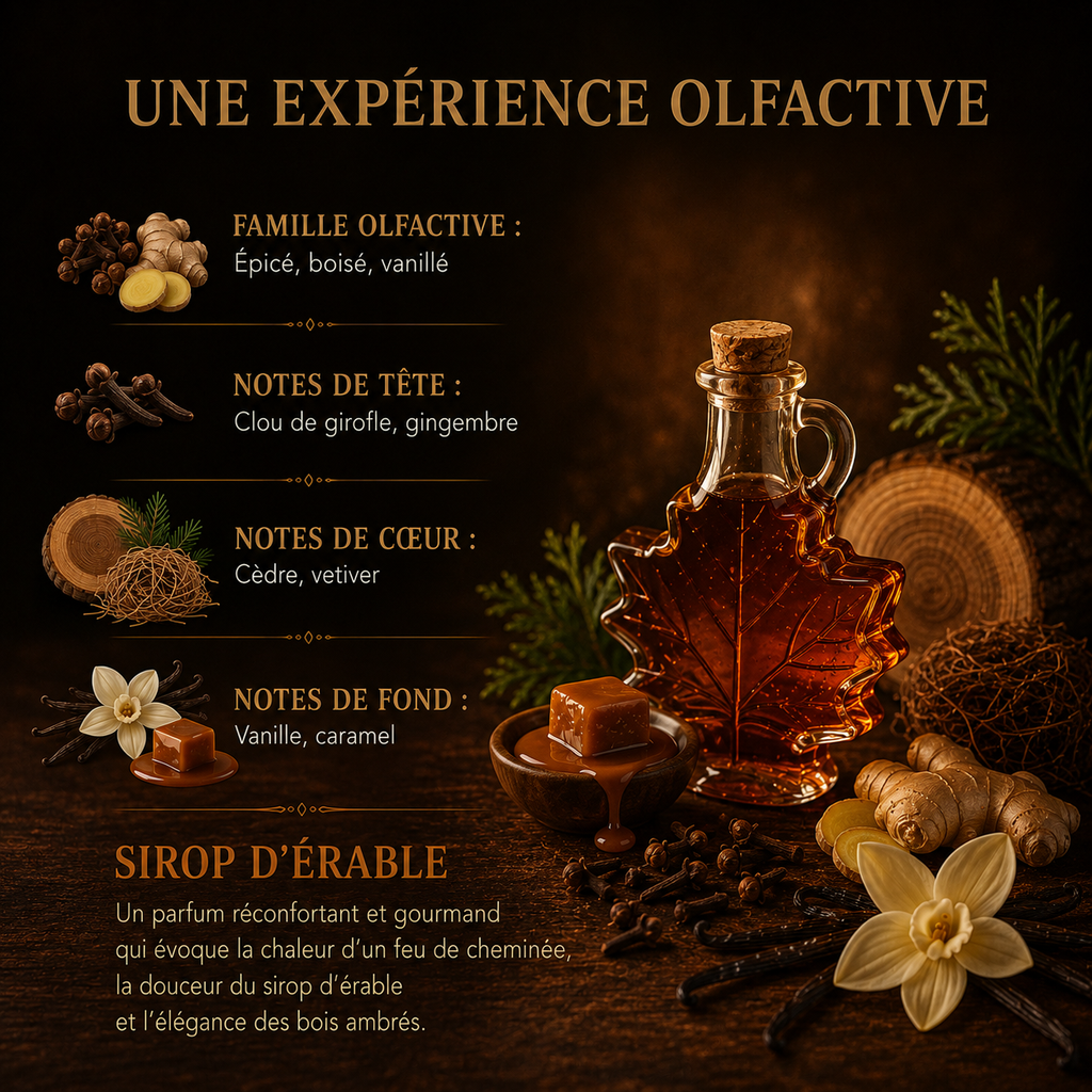 Fondant parfumé Sirop d’érable Bakonette Bakougie — notes de vanille et caramel
