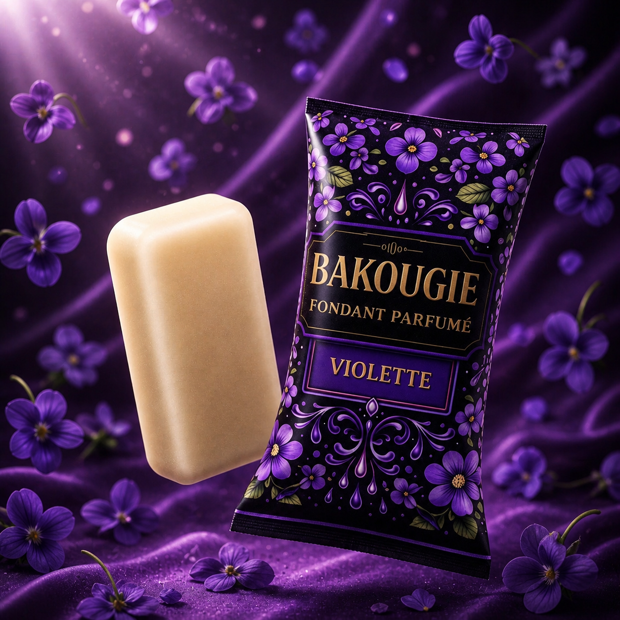 Fondant parfumé Violette Bakonette Bakougie