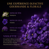 Fondant parfumé Violette Bakonette Bakougie — notes de violette et héliotrope
