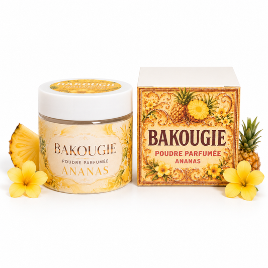 Poudre parfumée Ananas Bakougie pour aspirateur et poubelle