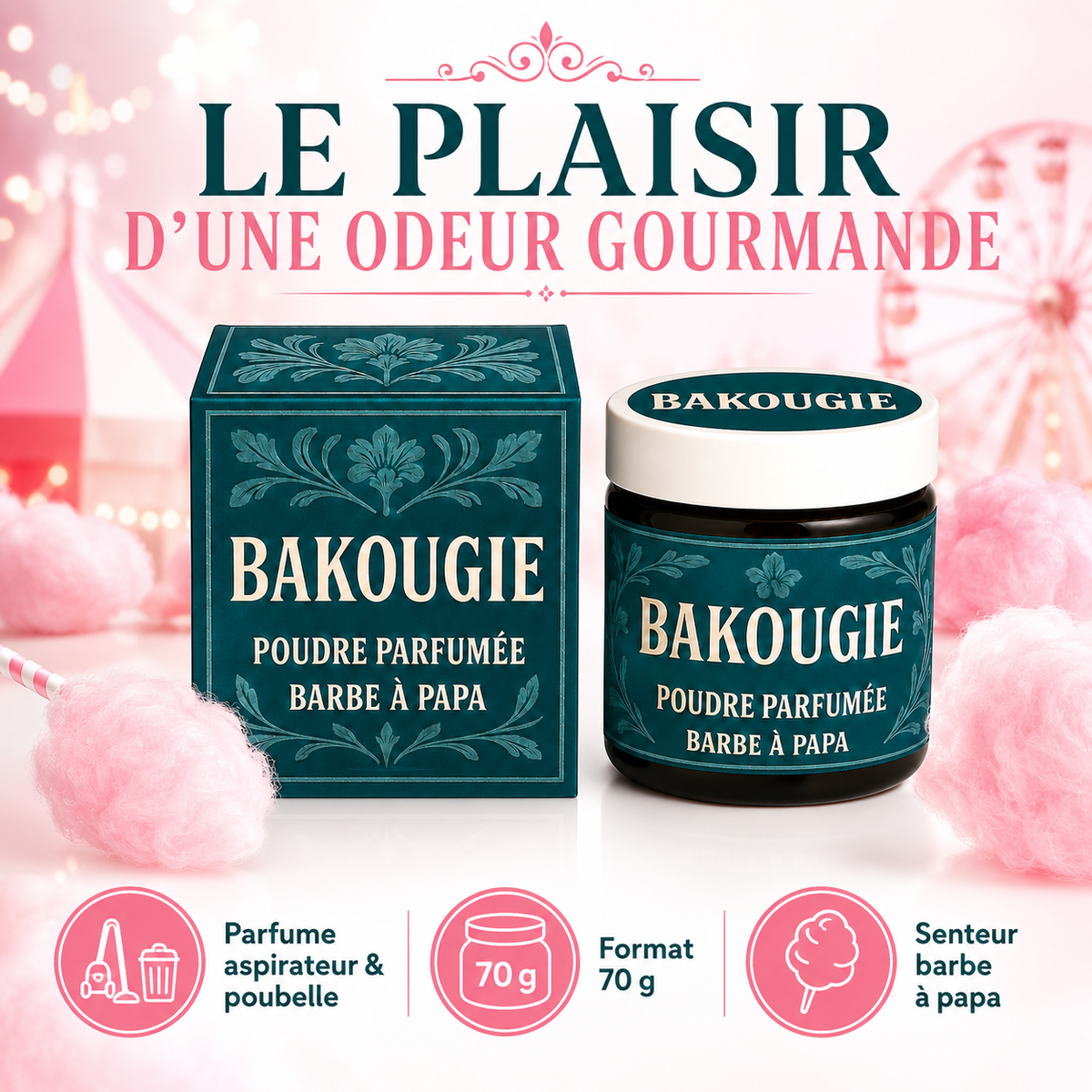 Poudre parfumée Barbe à papa Bakougie — vue complémentaire 5