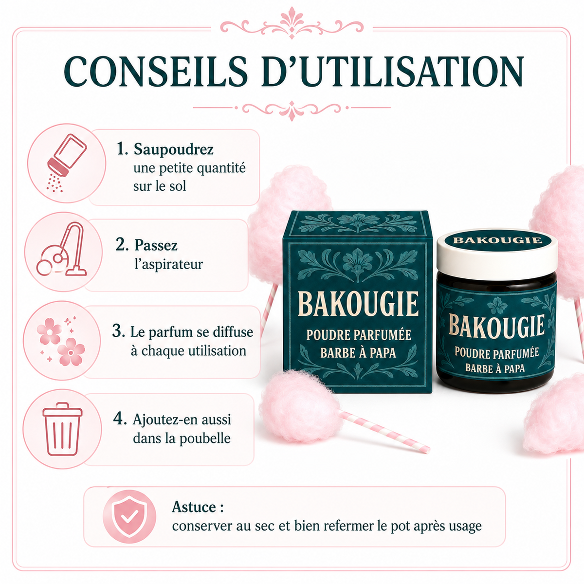 Poudre parfumée Barbe à papa Bakougie — vue complémentaire 6
