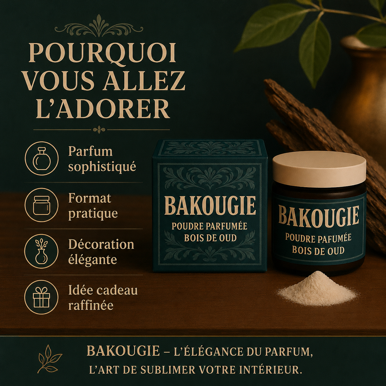 Poudre parfumée Bois de Oud Bakougie — vue complémentaire 7