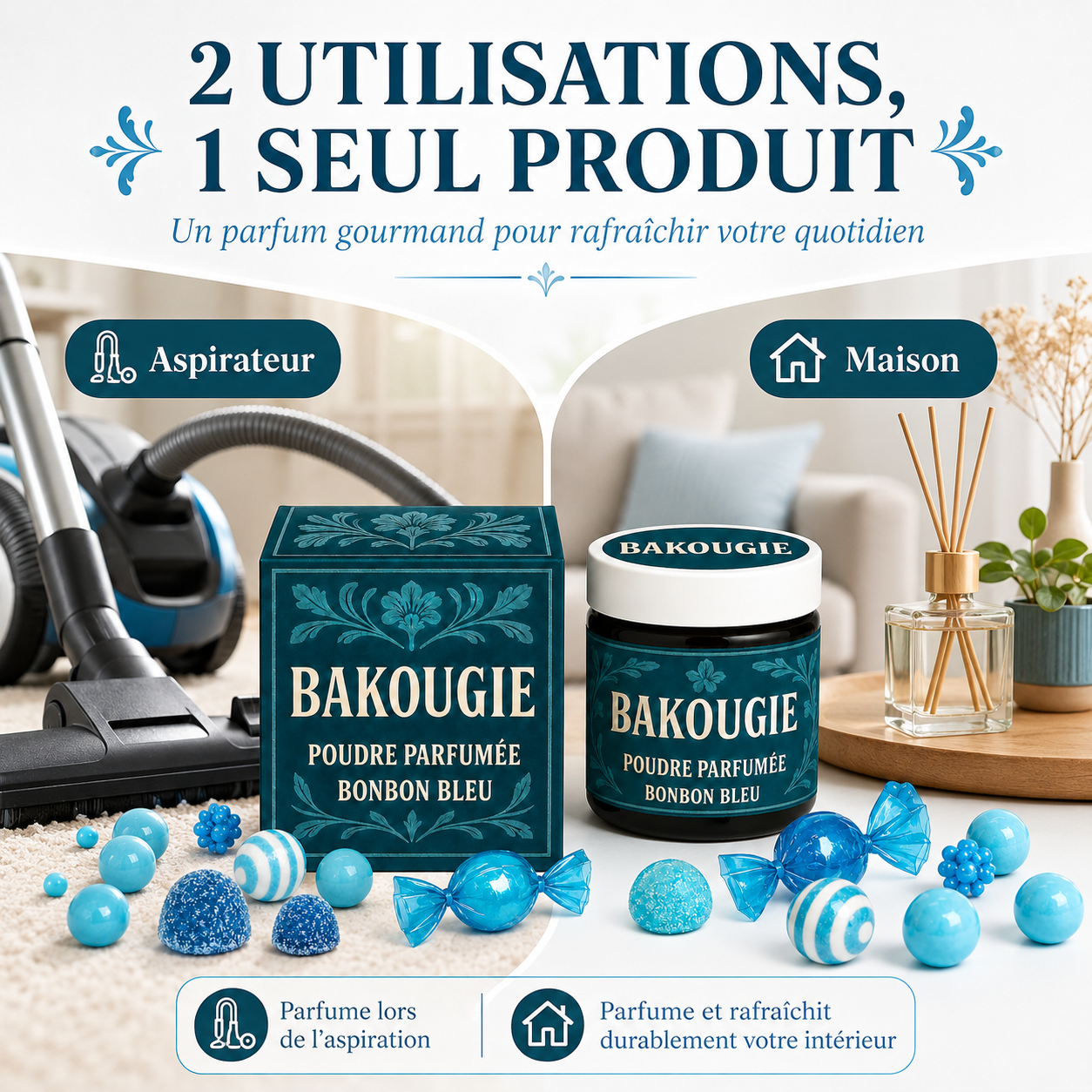 Poudre parfumée Bonbon bleu Bakougie — vue complémentaire 7
