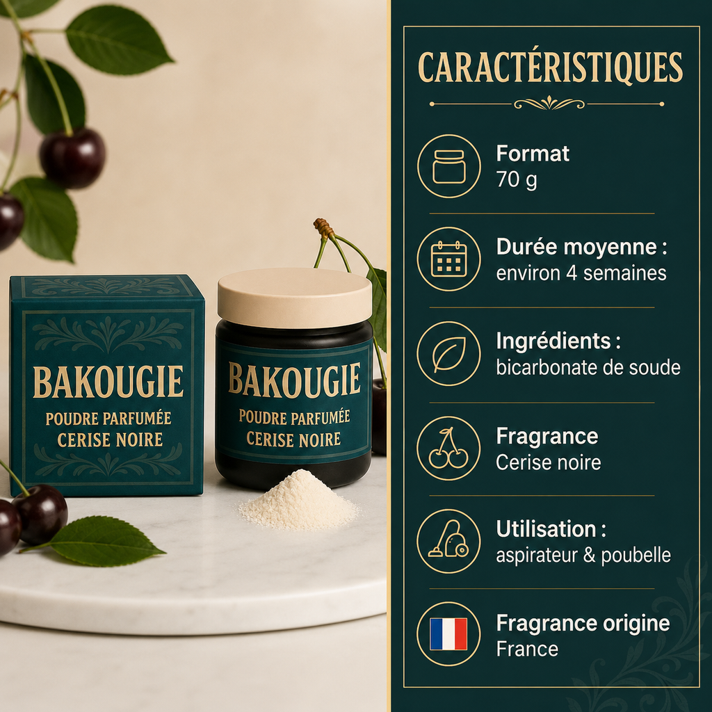 Poudre parfumée Cerise noire Bakougie — vue complémentaire 3