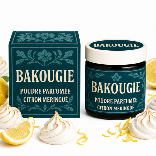 Poudre parfumée Citron meringué Bakougie pour aspirateur et poubelle