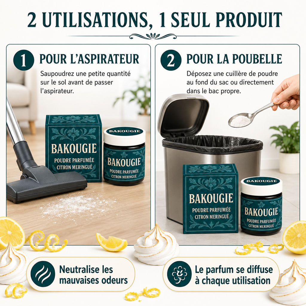 Poudre parfumée Citron meringué Bakougie — vue complémentaire 4