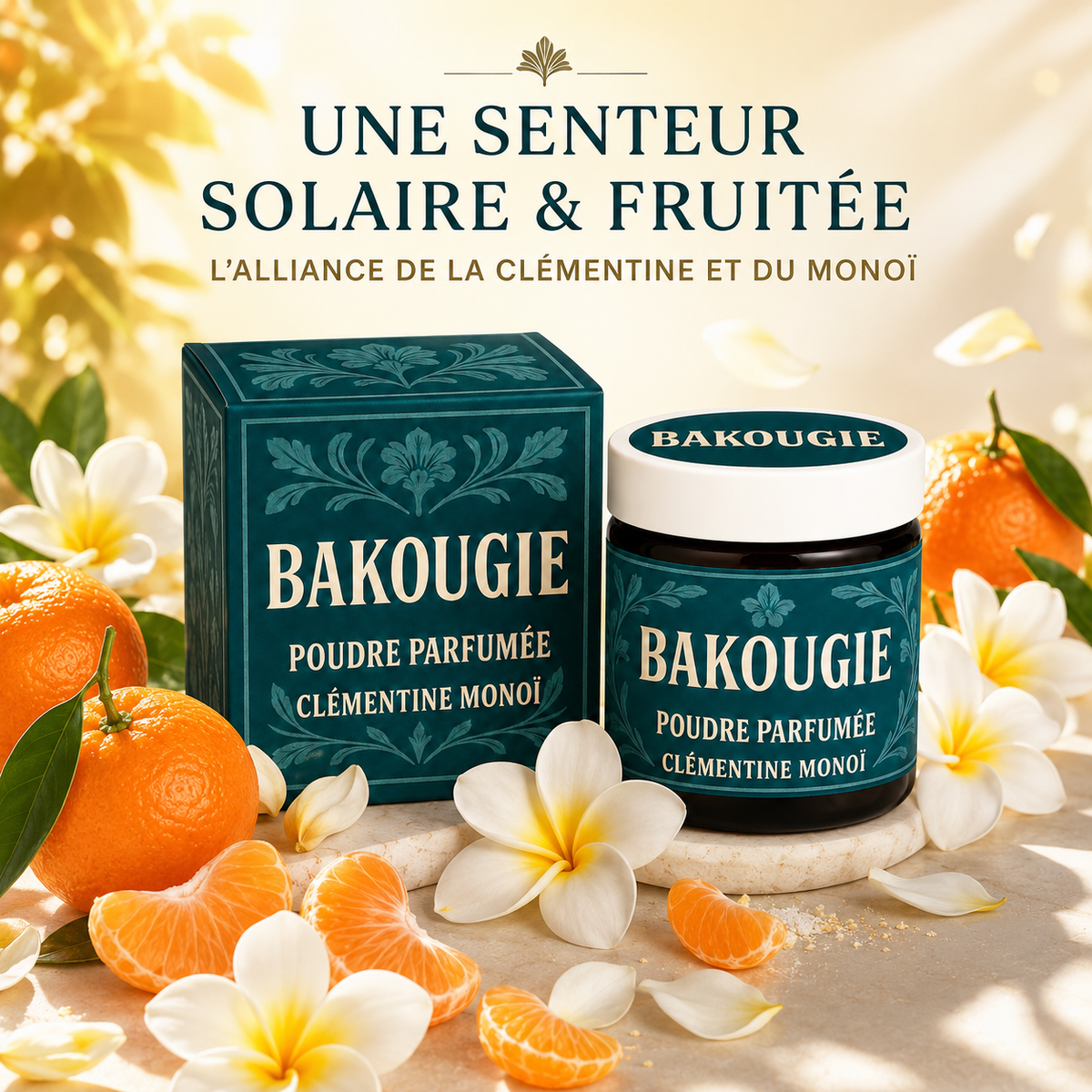Poudre parfumée Clémentine monoï Bakougie — vue complémentaire 5