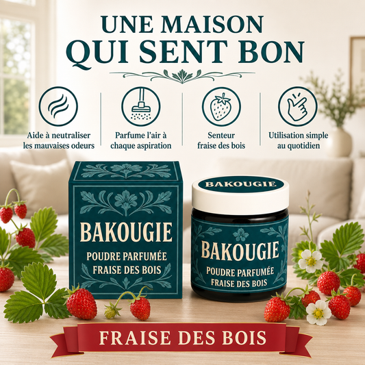 Poudre parfumée Fraise des bois Bakougie — vue complémentaire 2