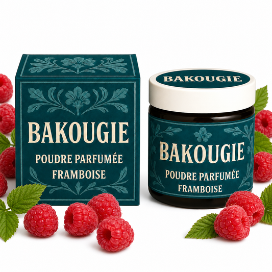 Poudre parfumée Framboise Bakougie pour aspirateur et poubelle