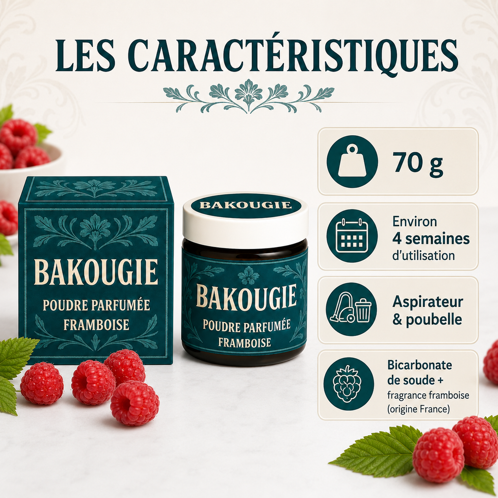 Poudre parfumée Framboise Bakougie — vue complémentaire 3