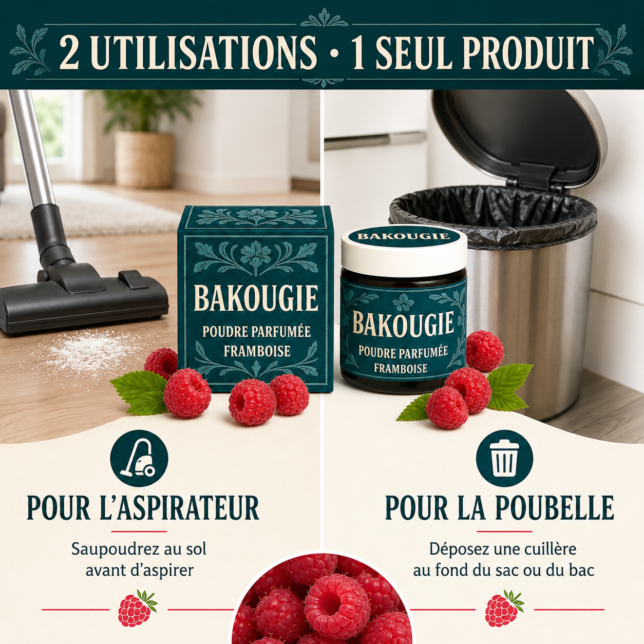 Poudre parfumée Framboise Bakougie — vue complémentaire 4