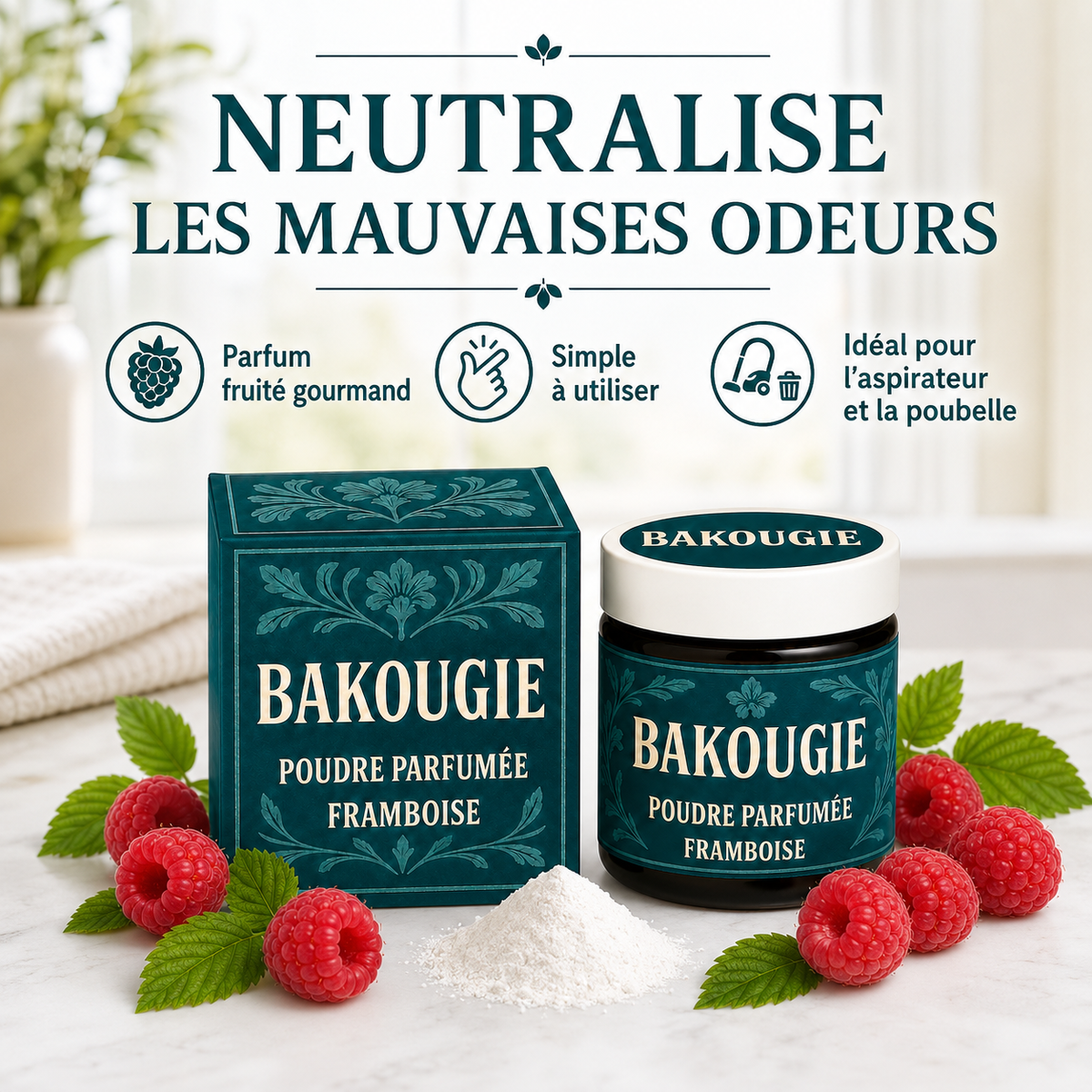 Poudre parfumée Framboise Bakougie — vue complémentaire 6