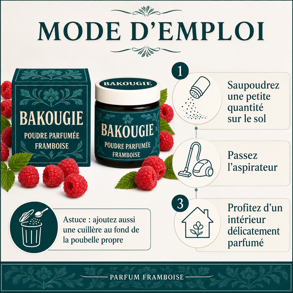 Poudre parfumée Framboise Bakougie — vue complémentaire 7