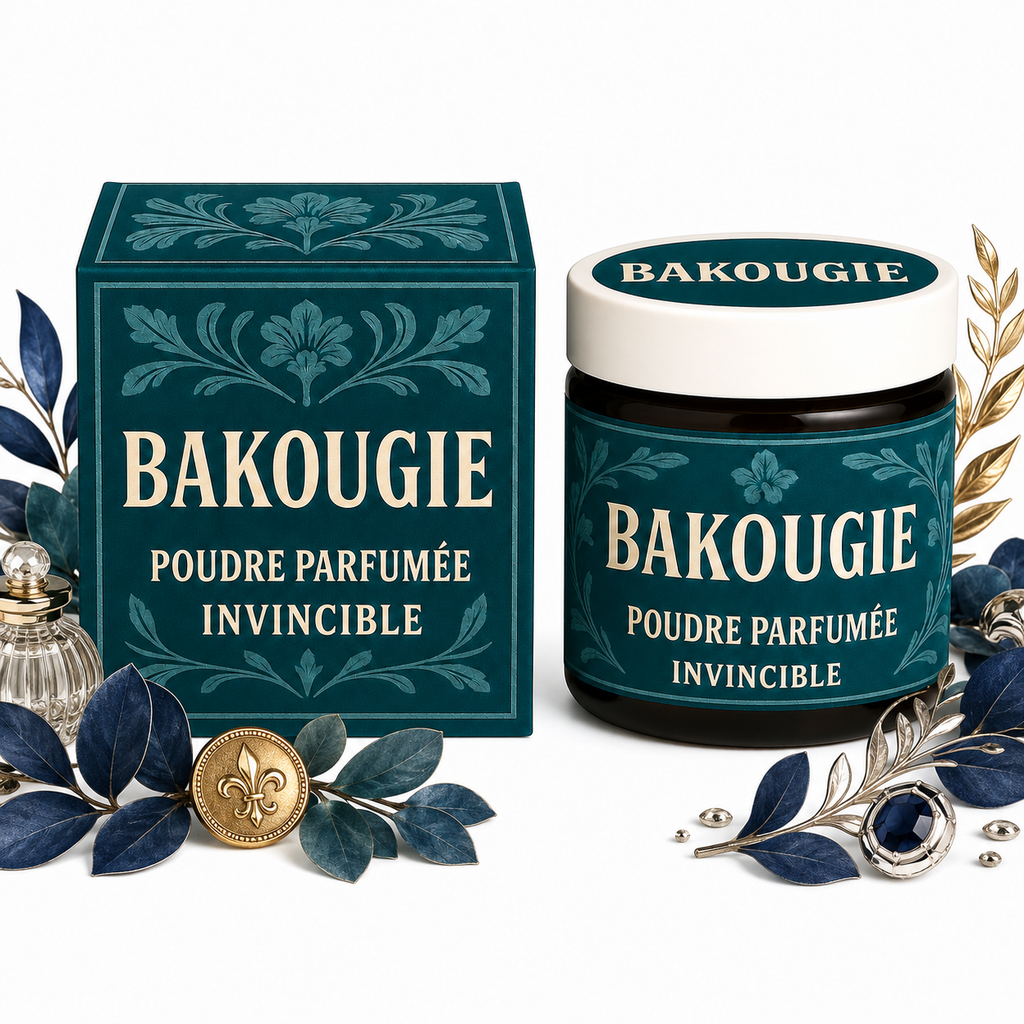Poudre parfumée Invincible luxe masculin Bakougie