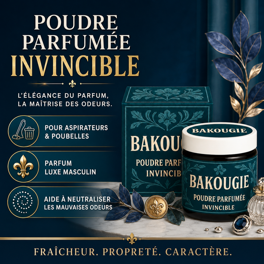 Poudre parfumée Invincible luxe masculin Bakougie — vue complémentaire 2