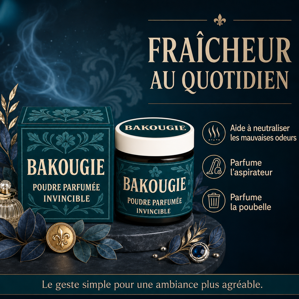 Poudre parfumée Invincible luxe masculin Bakougie — vue complémentaire 5