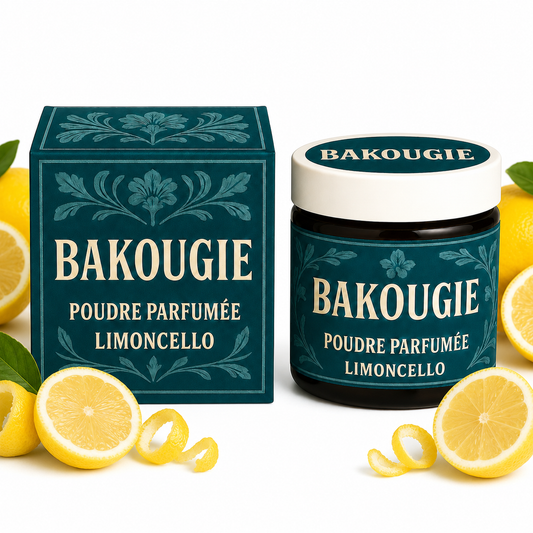 Poudre parfumée Limoncello Bakougie pour aspirateur et poubelle