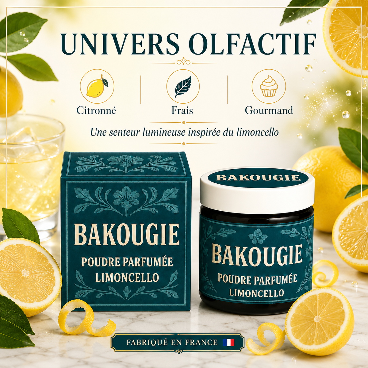 Poudre parfumée Limoncello Bakougie — vue complémentaire 3