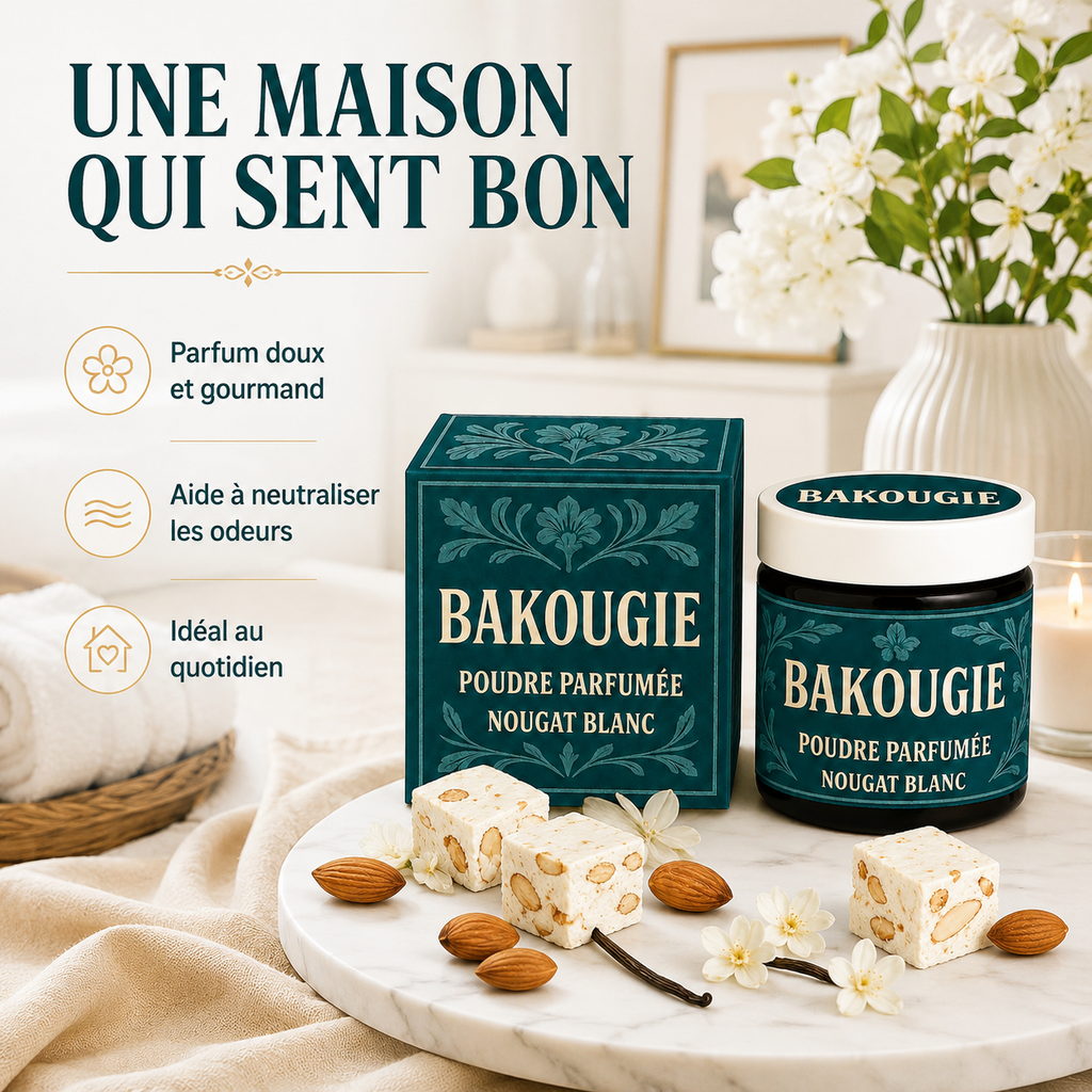 Poudre parfumée Nougat blanc Bakougie — vue complémentaire 7