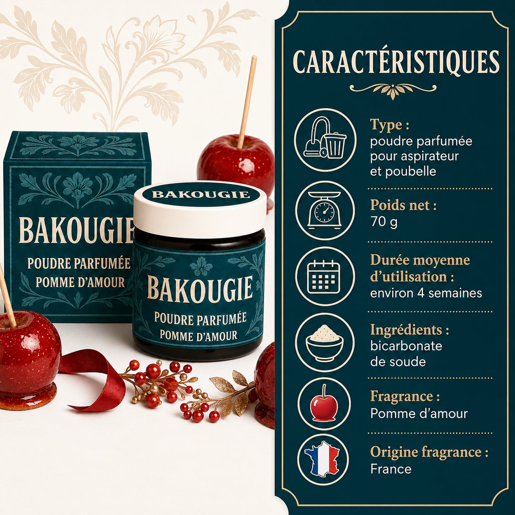 Poudre parfumée Pomme d’amour Bakougie — vue complémentaire 3