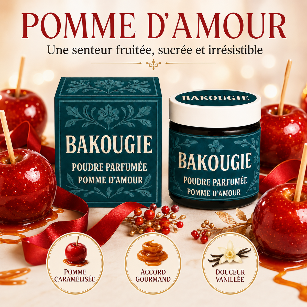 Poudre parfumée Pomme d’amour Bakougie — vue complémentaire 8