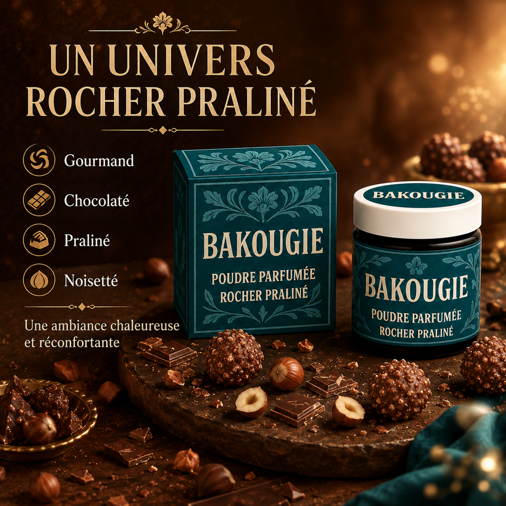 Poudre parfumée Rocher praliné Bakougie — vue complémentaire 7