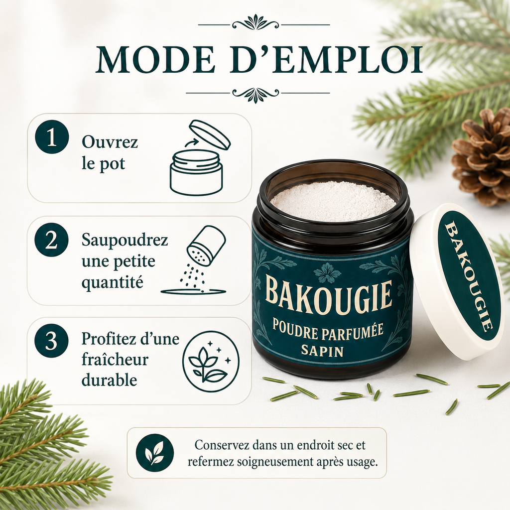 Poudre parfumée Sapin Bakougie — vue complémentaire 8