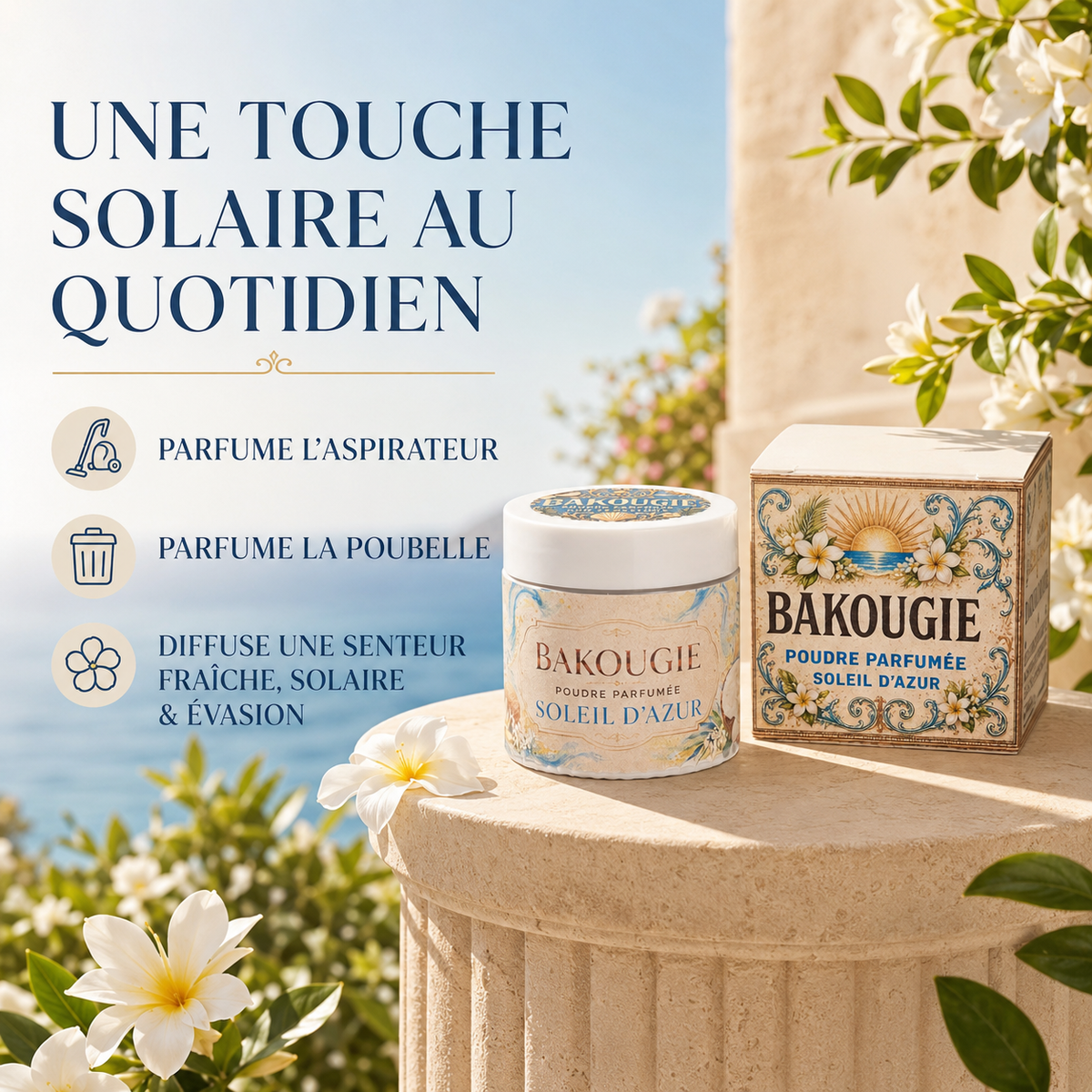 Poudre parfumée Soleil d’Azur Bakougie — vue complémentaire 6
