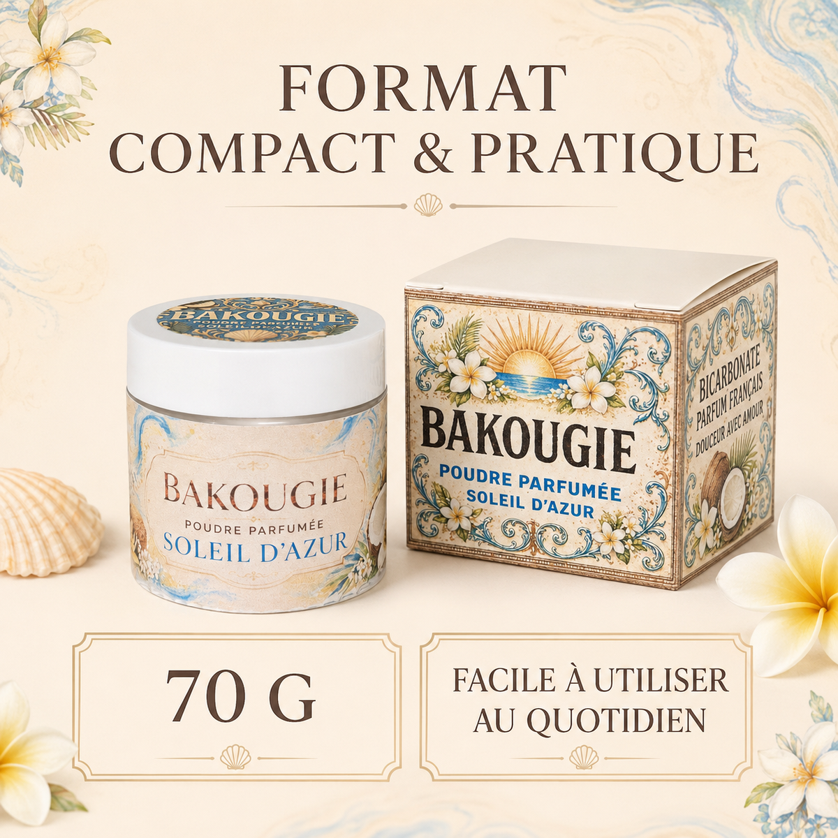 Poudre parfumée Soleil d’Azur Bakougie — vue complémentaire 7