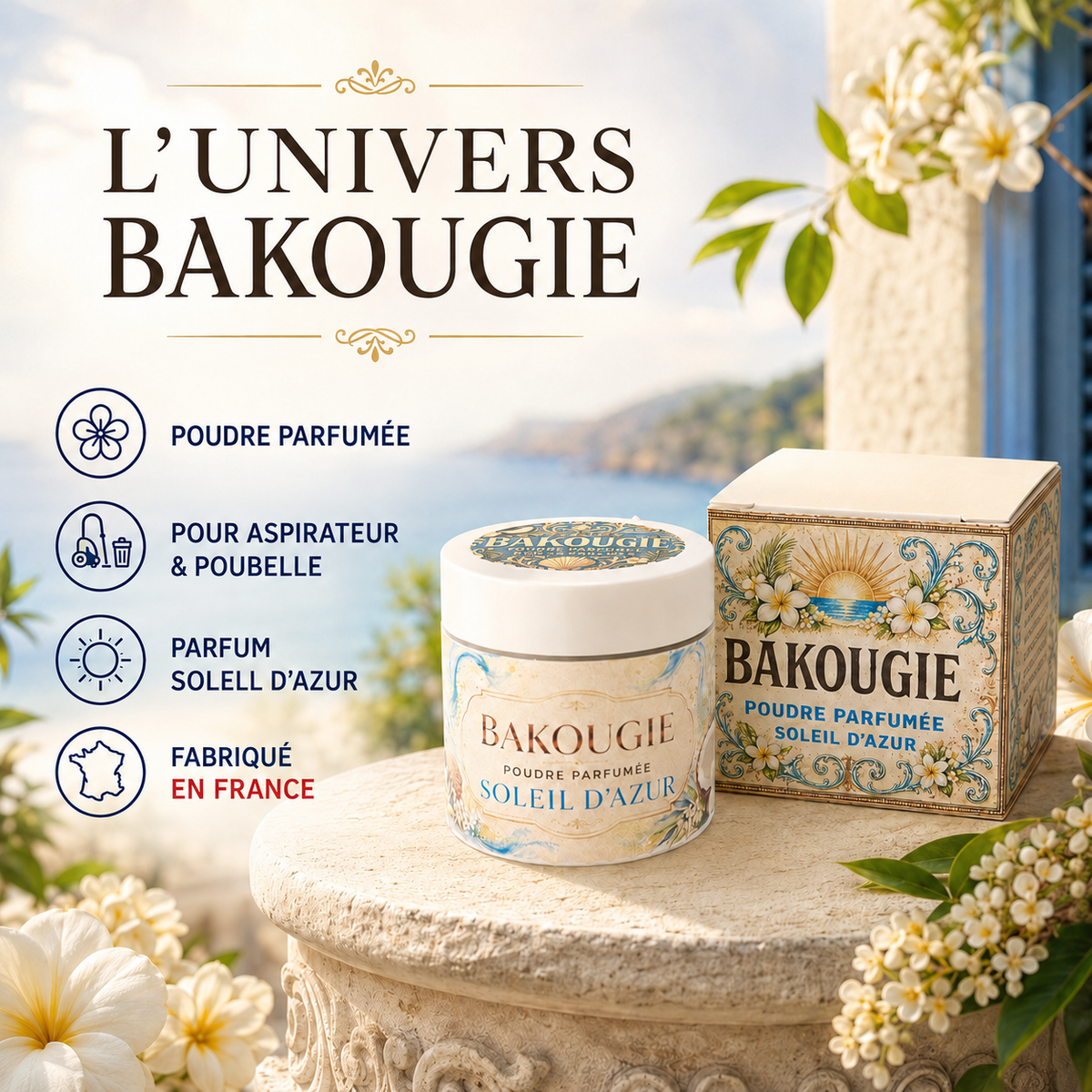 Poudre parfumée Soleil d’Azur Bakougie — vue complémentaire 8