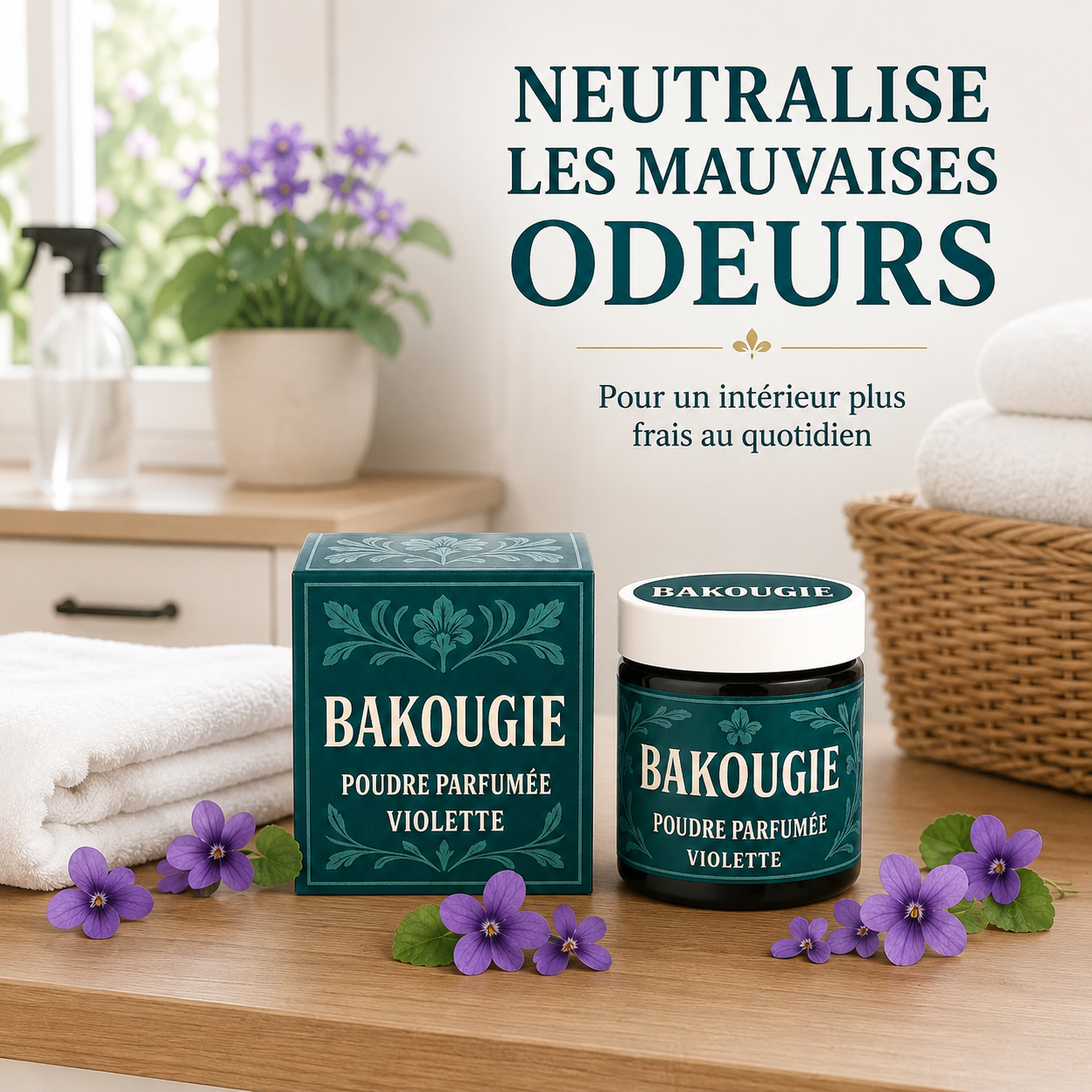 Poudre parfumée Violette Bakougie — vue complémentaire 6
