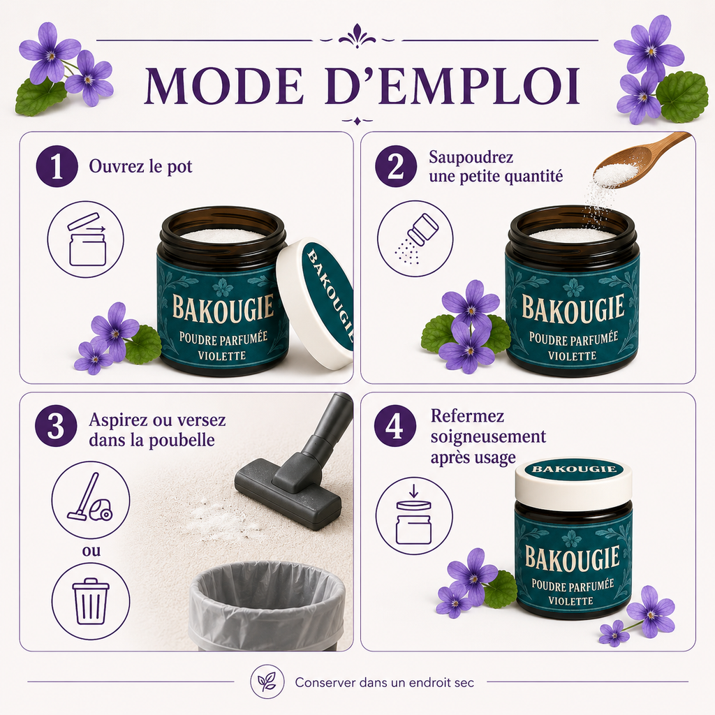 Poudre parfumée Violette Bakougie — vue complémentaire 7