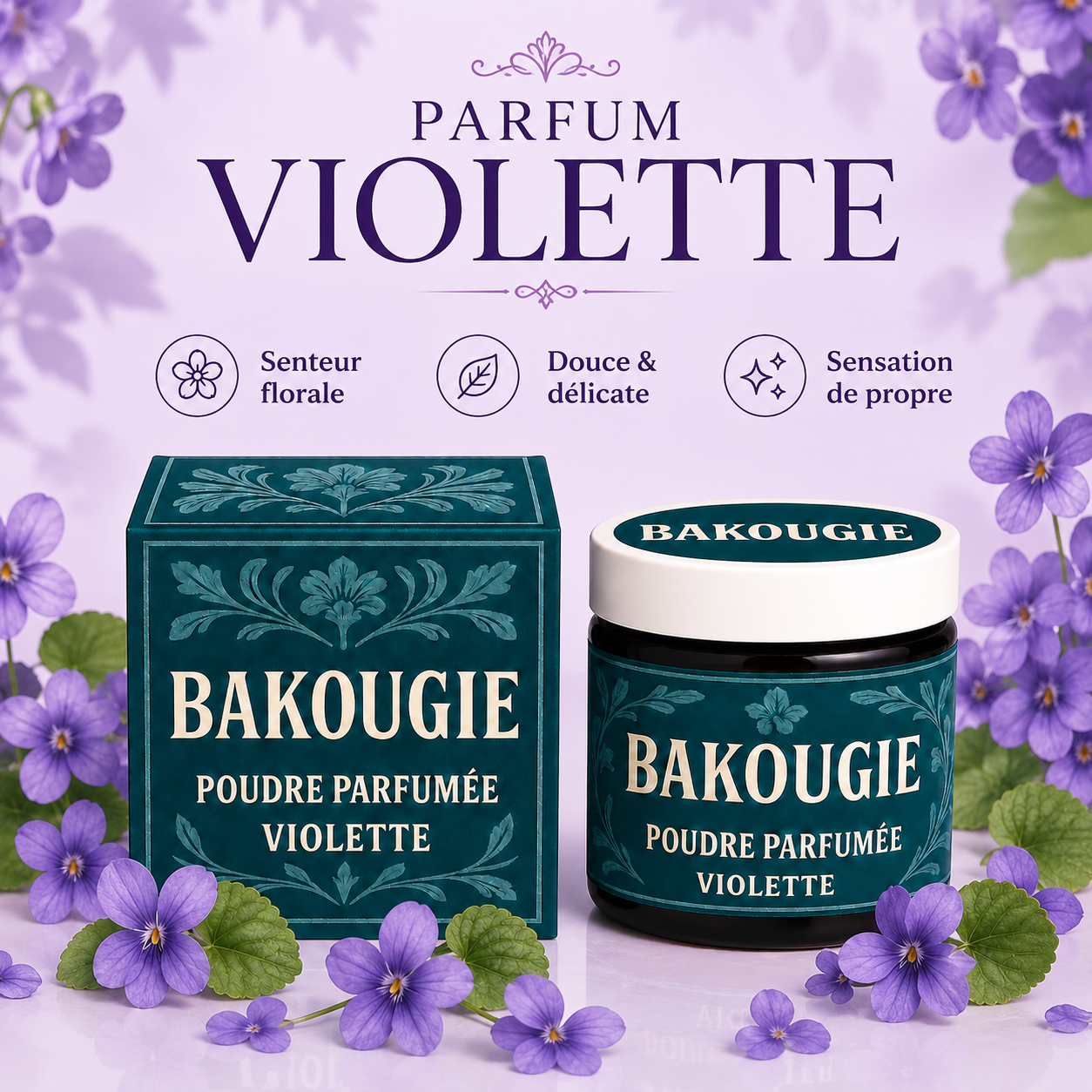 Poudre parfumée Violette Bakougie — vue complémentaire 8